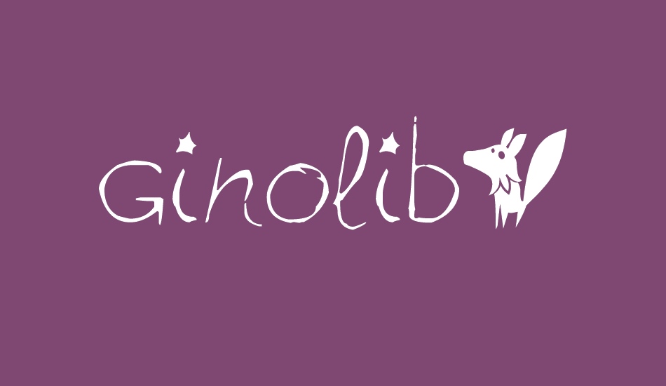 ginolib* font big