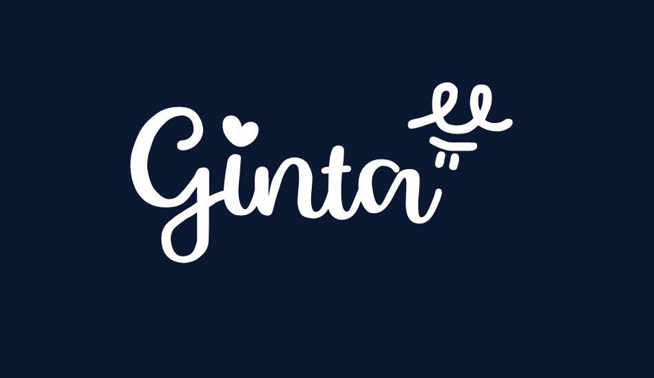 Ginta font big