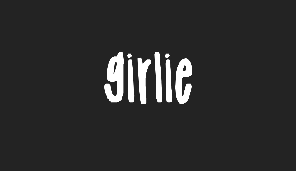 girlie font big