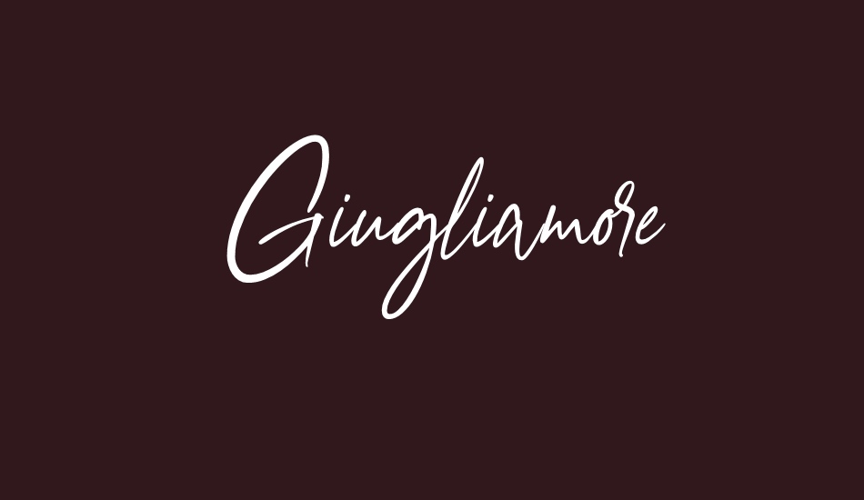 Giugliamore font big