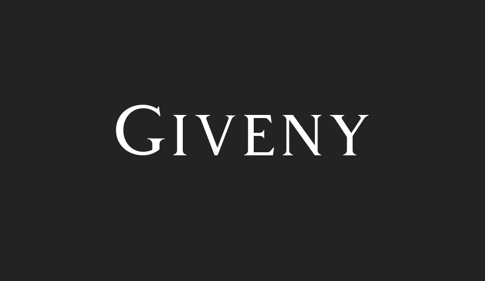 Giveny Free font big