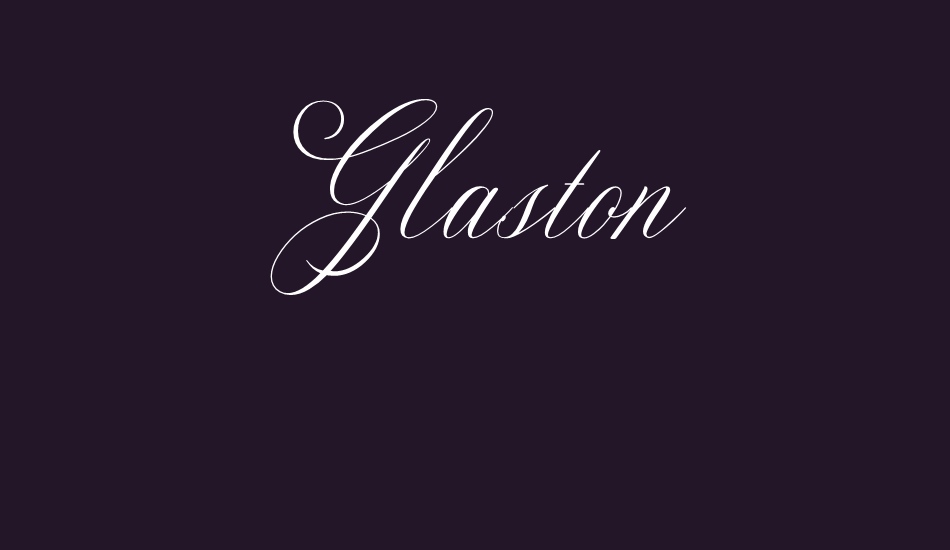 glaston font big