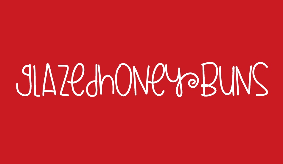 GlazedHoneyBuns font big