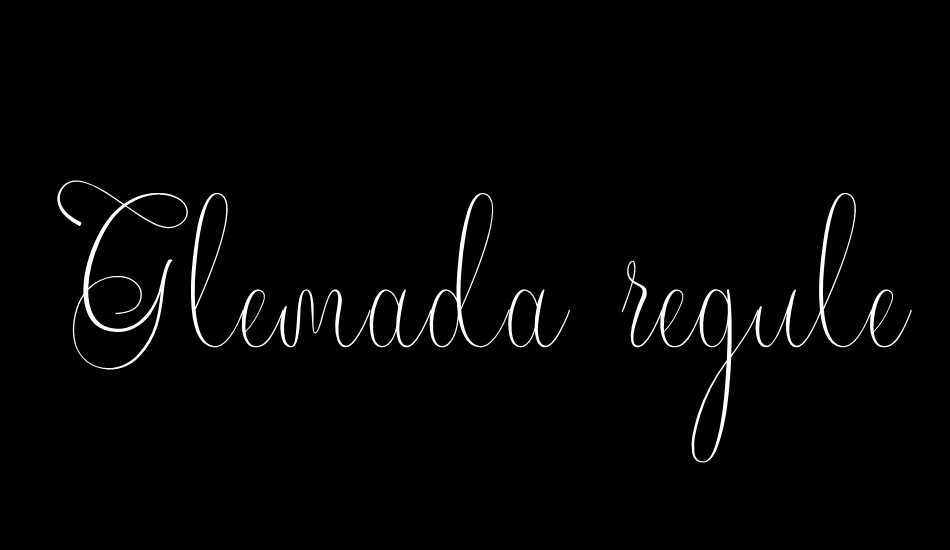 glemada-reguler font big