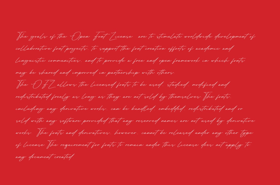 Glendora font 1