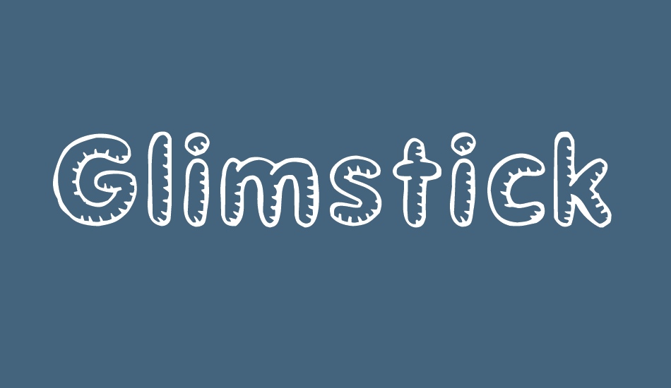 Glimstick font big