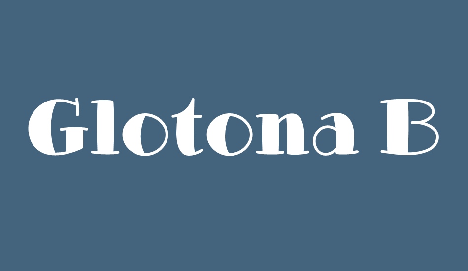 Glotona Black font big