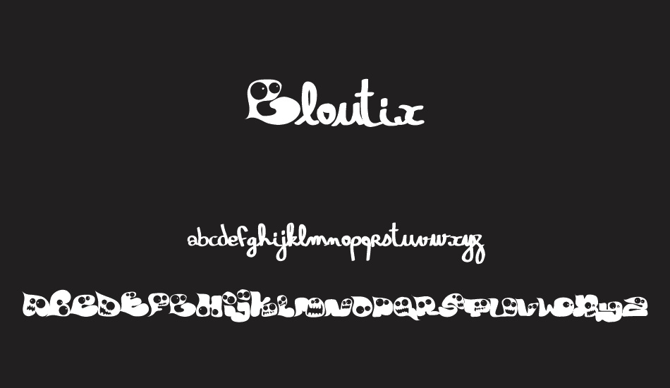 Gloutix font