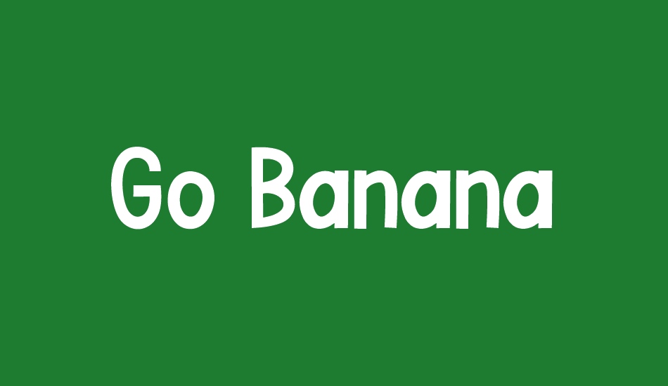 Go Banana font big