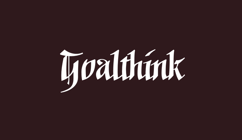 Goalthink font big