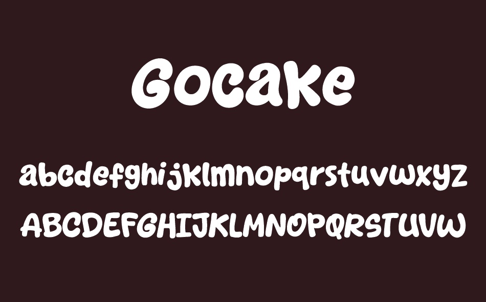 Gocake font
