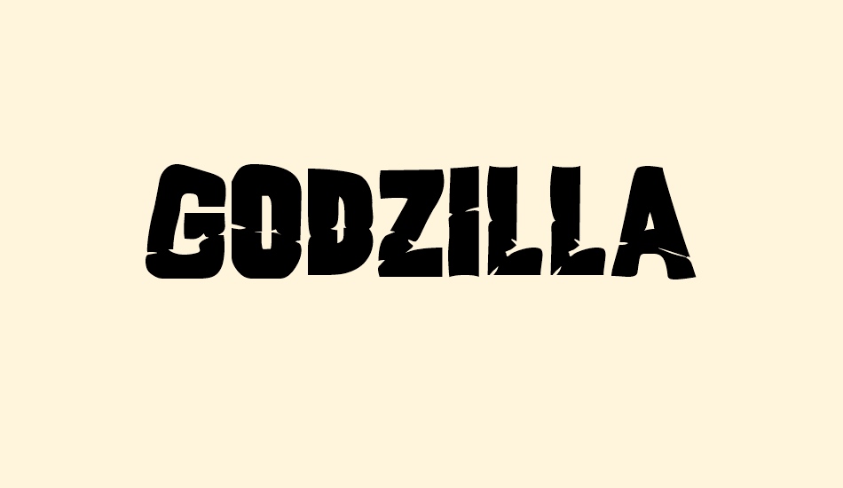 Godzilla font big