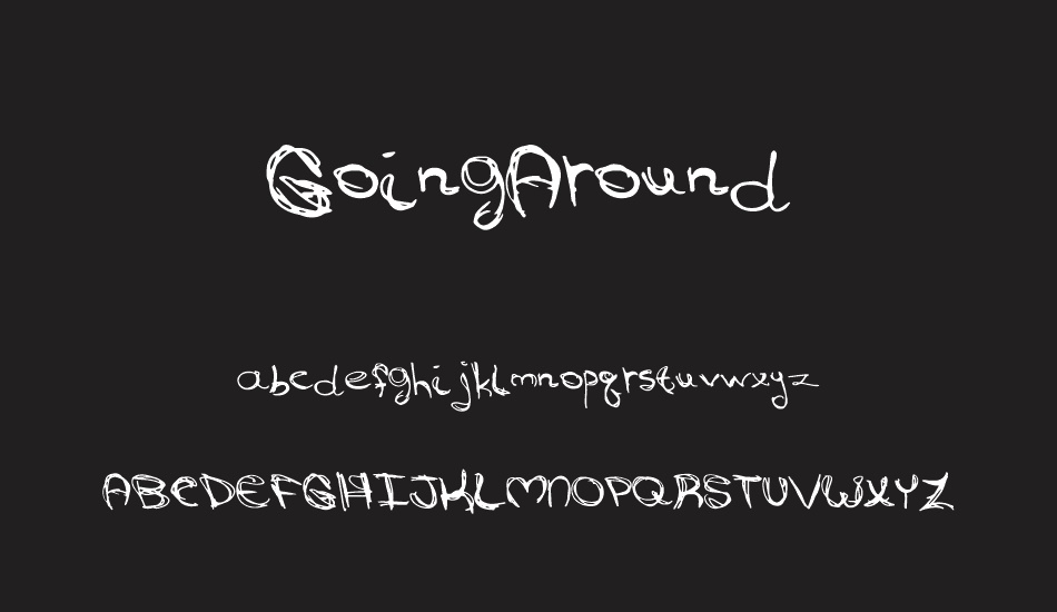 GoingAround font