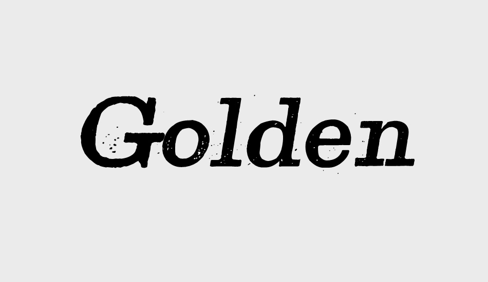 Golden Age font big