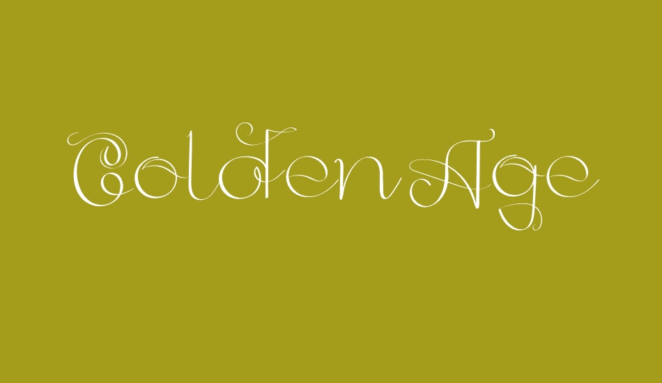 GoldenAge font big