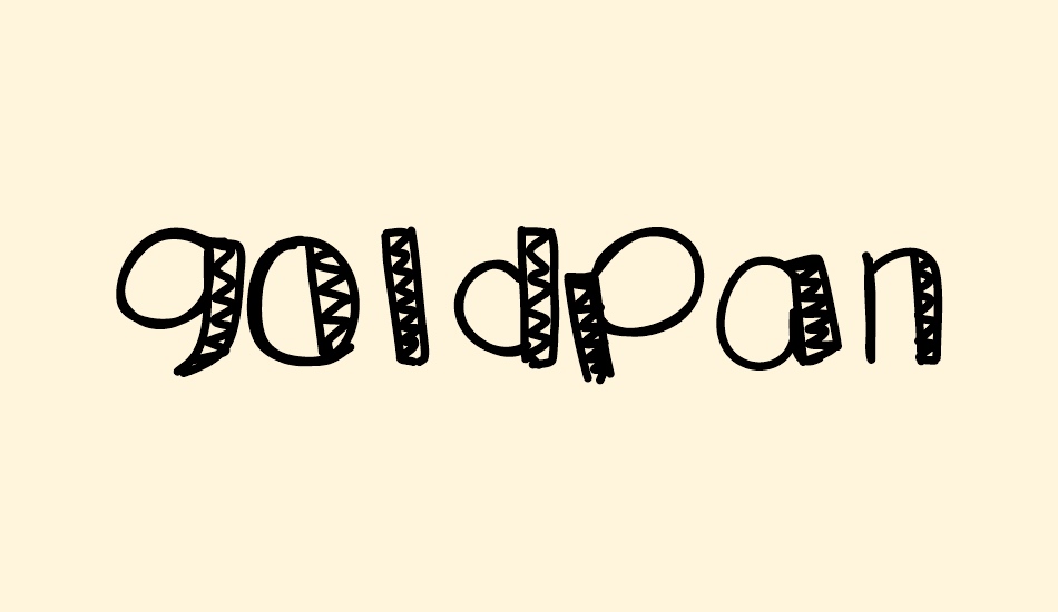 GoldPanda font big