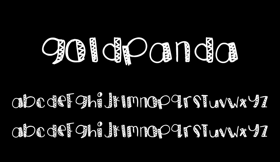 GoldPanda font