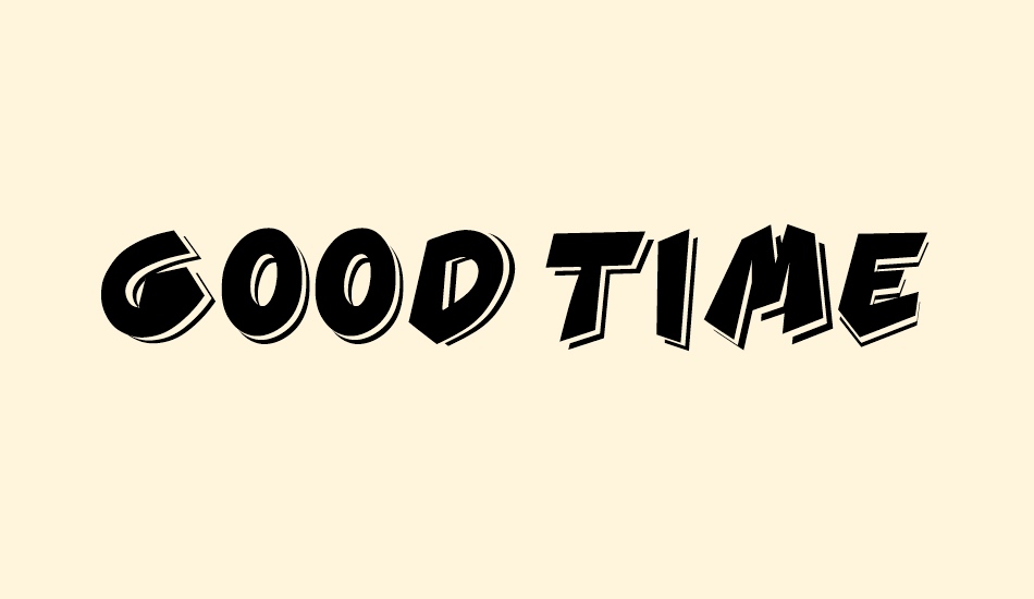 GOOD TIME font big