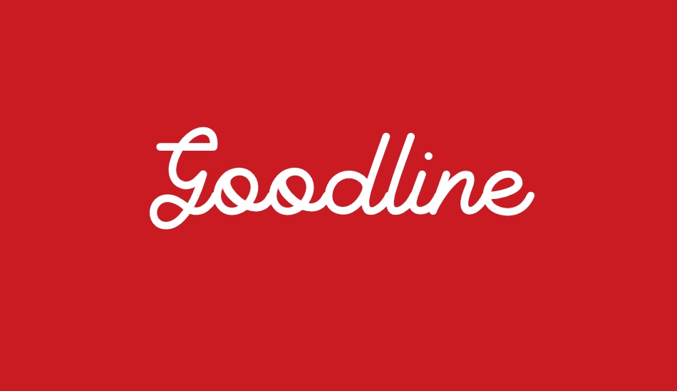 Goodline font big