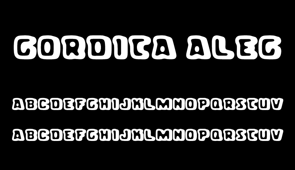 Gordita Alegre font