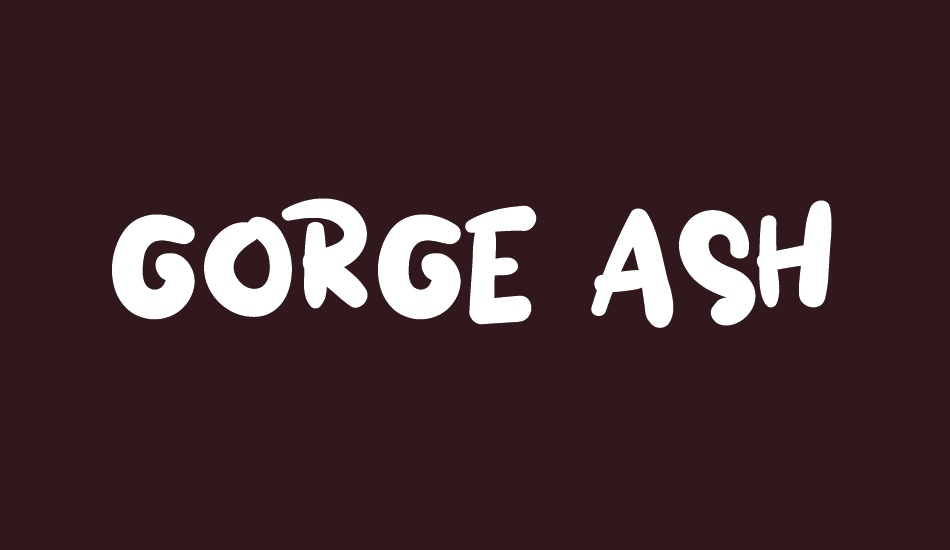 GORGE ASH font big