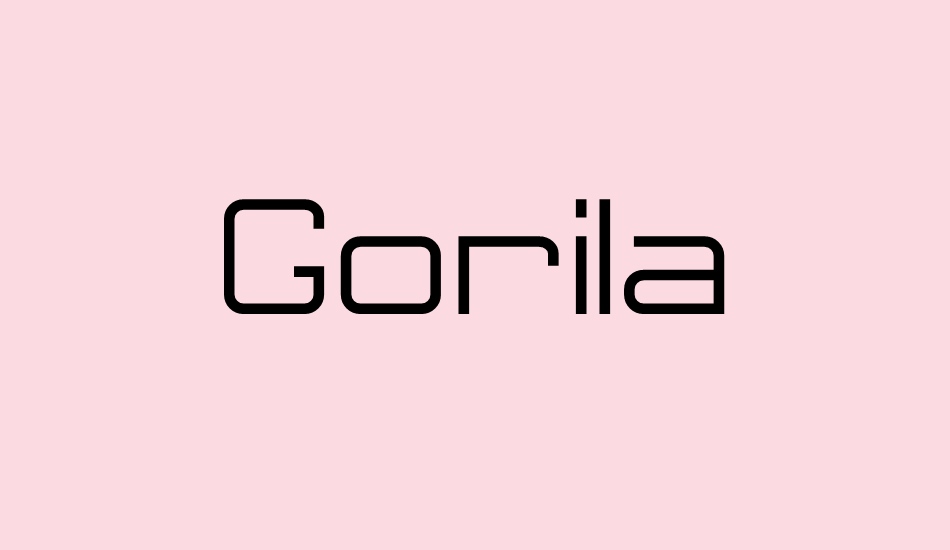 Gorila font big