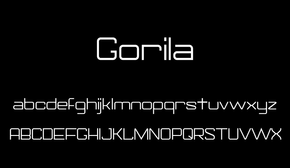 Gorila font