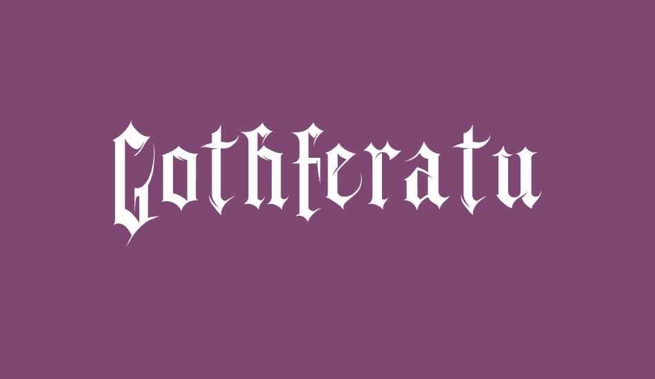 Gothferatu font big