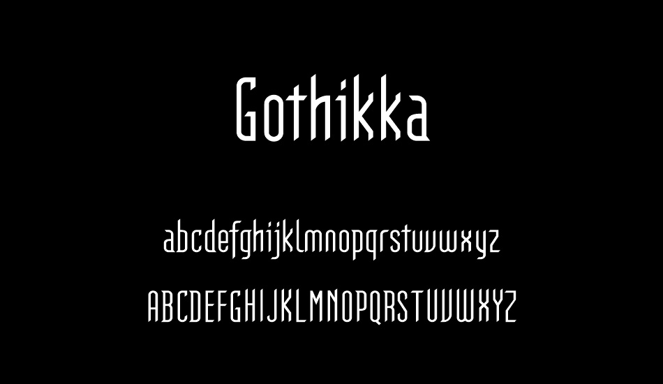 Gothikka font