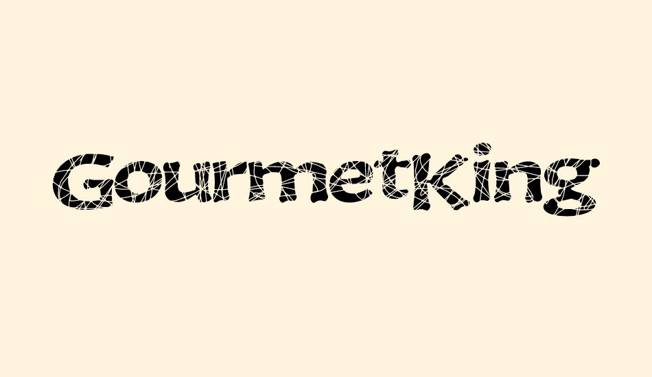 GourmetKing font big