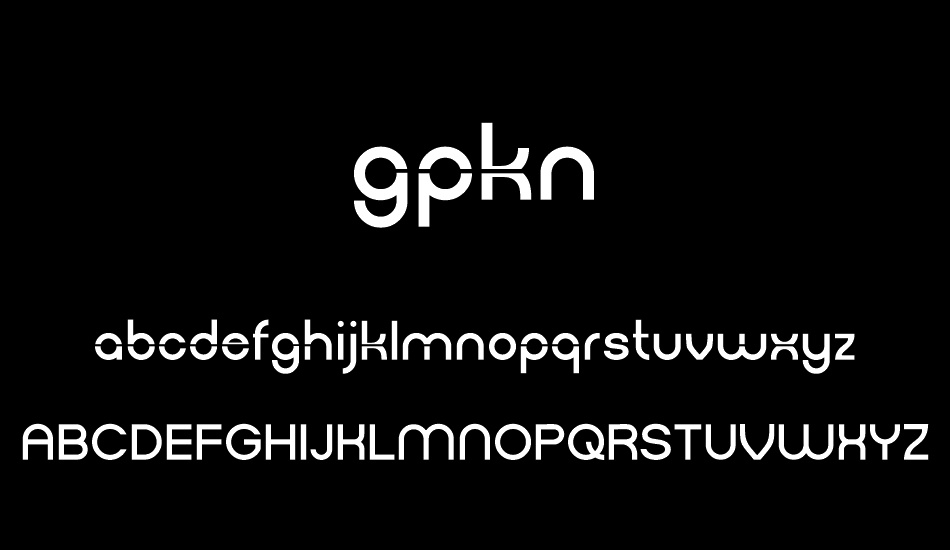 gpkn font