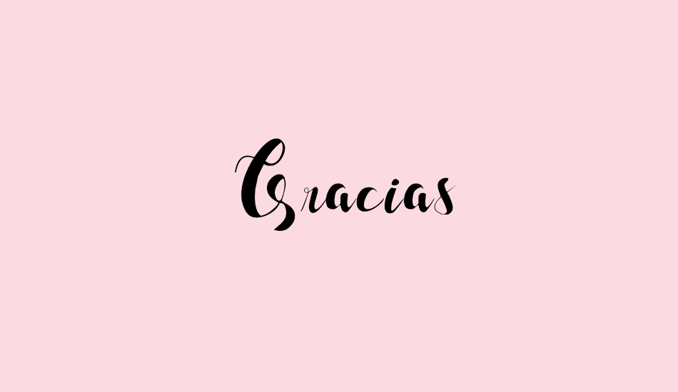 Gracias free font