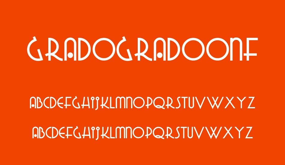 GradoGradooNF font