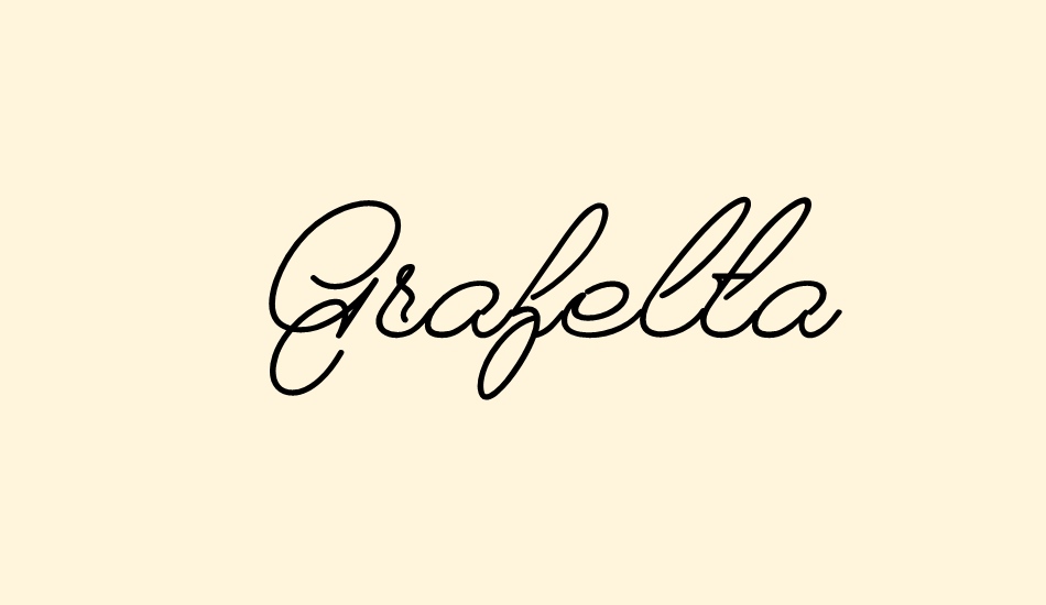 Grafelta font big