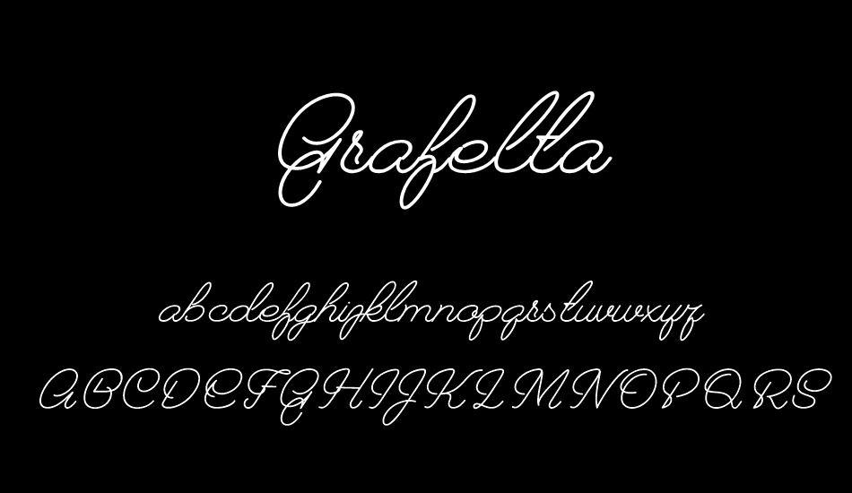 Grafelta font