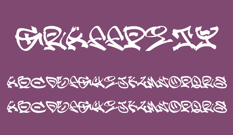 GRAFFPITY font