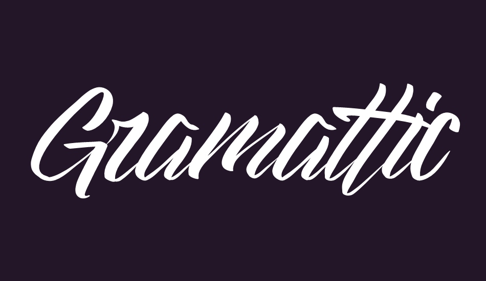 Gramattica font big