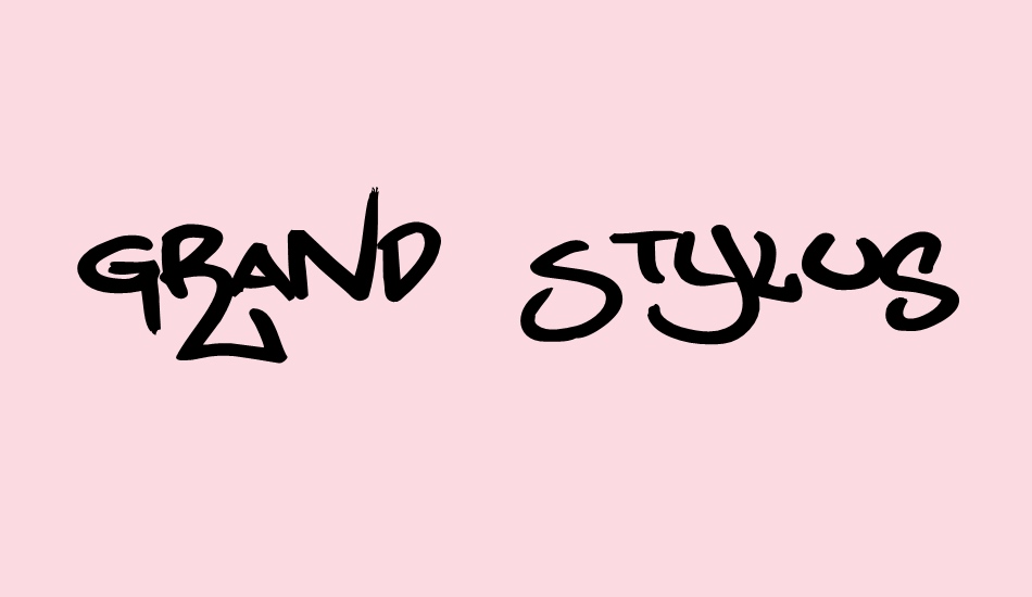 Grand Stylus font big