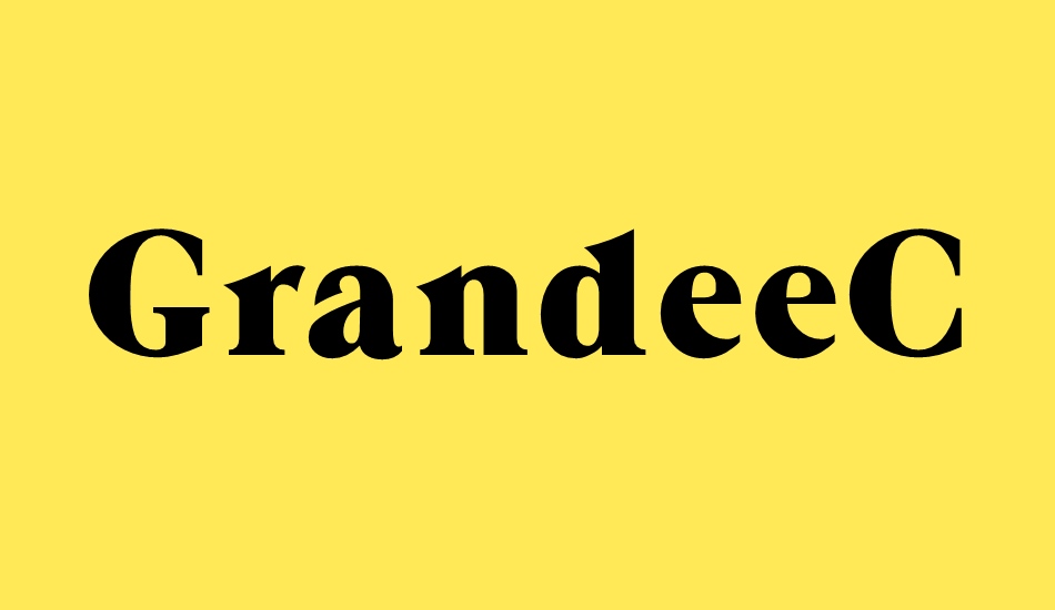 GrandeeCP font big