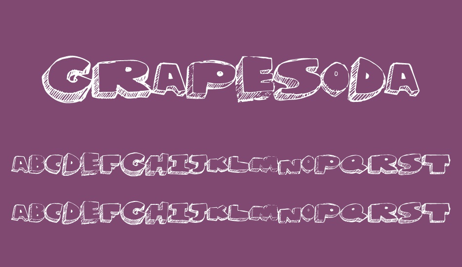 GrapeSoda font