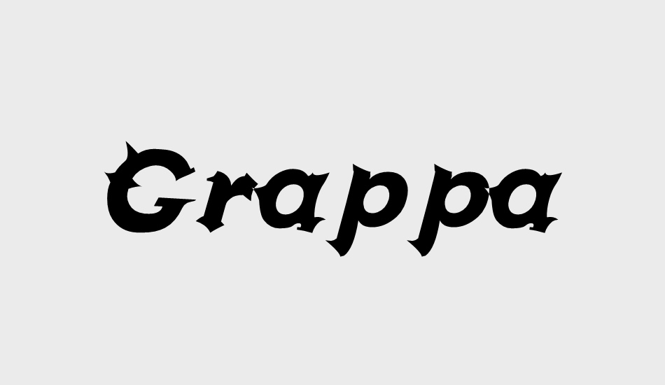 Grappa font big