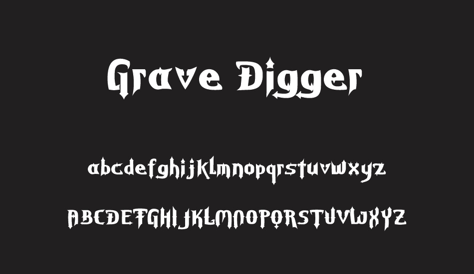 Grave Digger font