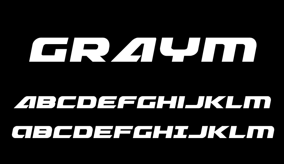 Graymalkin font