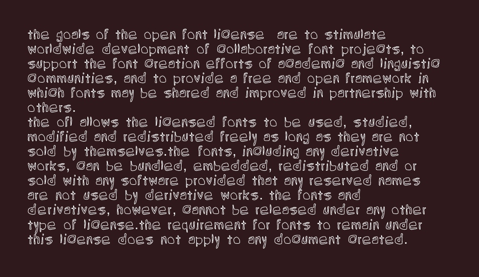 grean font 1