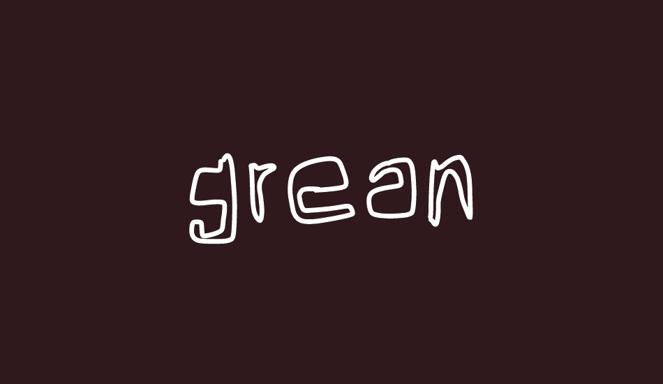 grean font big