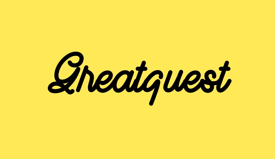 Greatquest font big