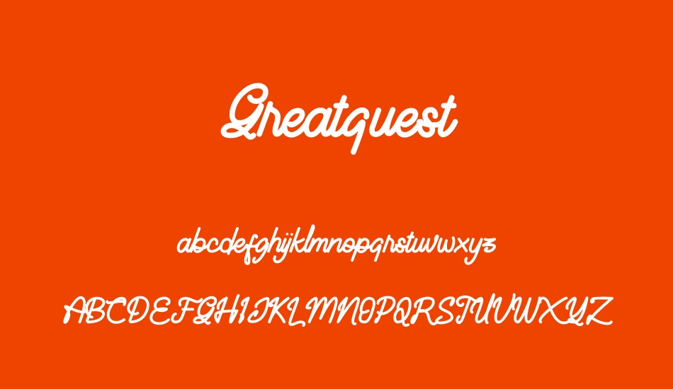 Greatquest font