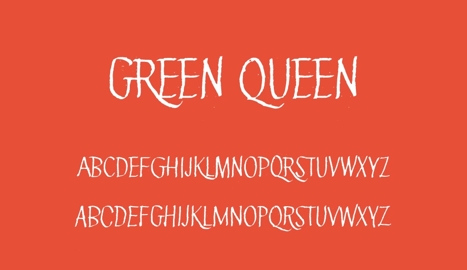 Green Queen font