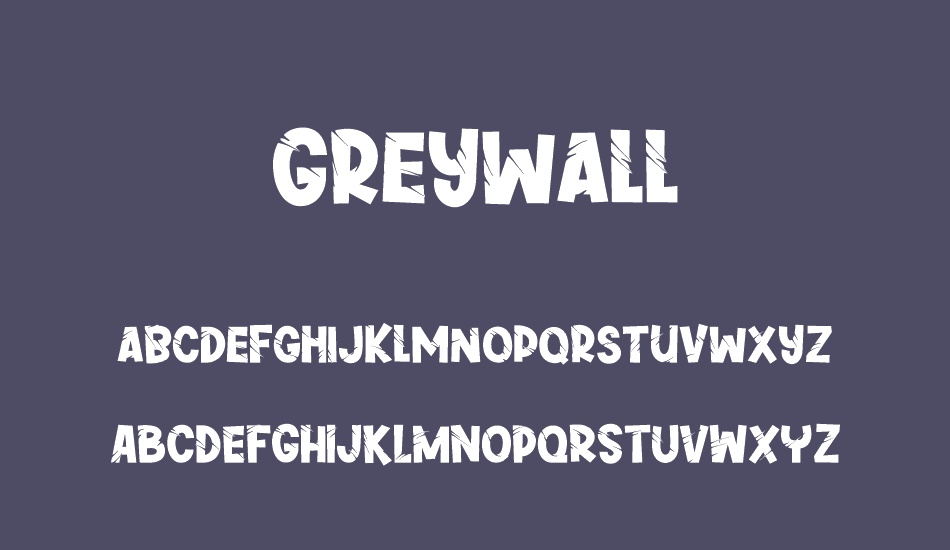 Greywall font