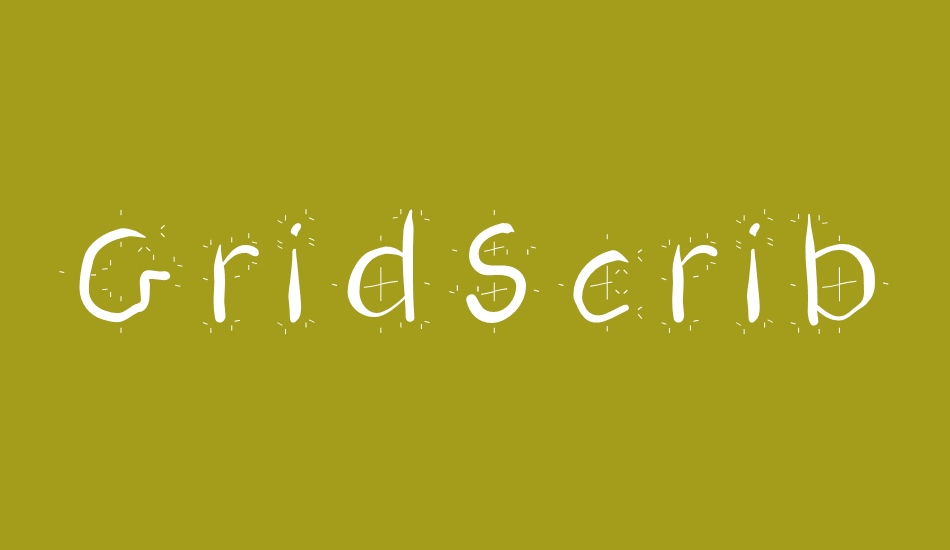 GridScribblesSwinging font big